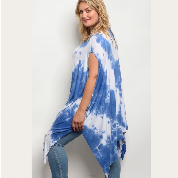 tie dye tunic plus size